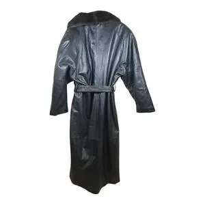 Laura Winston ウールコート　レザー切り替え　USA製　80s(?) Laura Winston | Jackets & Coats | Vtg Laura Winston